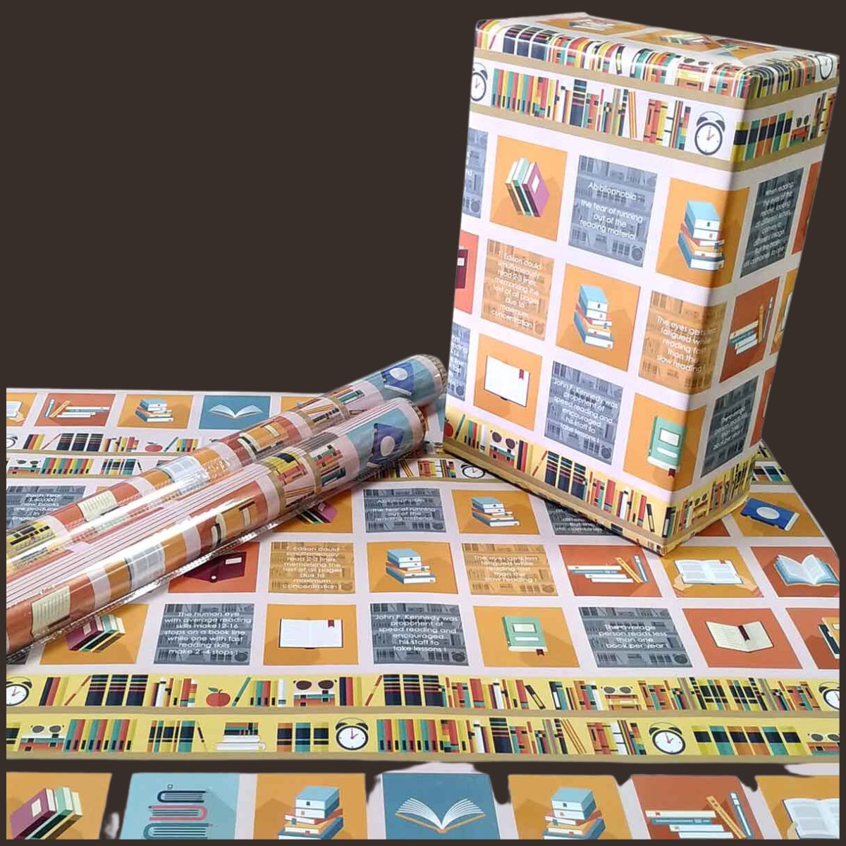 Gift Wrapping Paper | Book-Set of 10