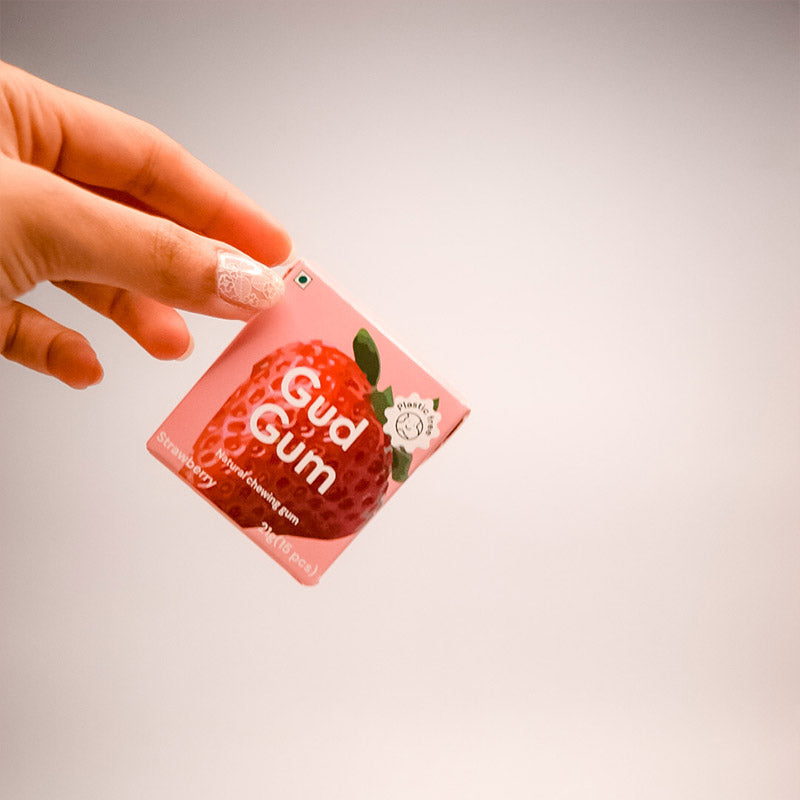 Gud Gum -  Pack of 4 - Strawberry