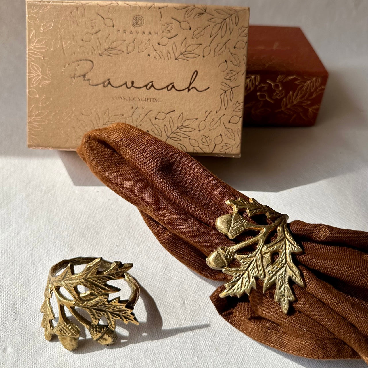 Phool - Napkin Rings | Brass | Handcrafted