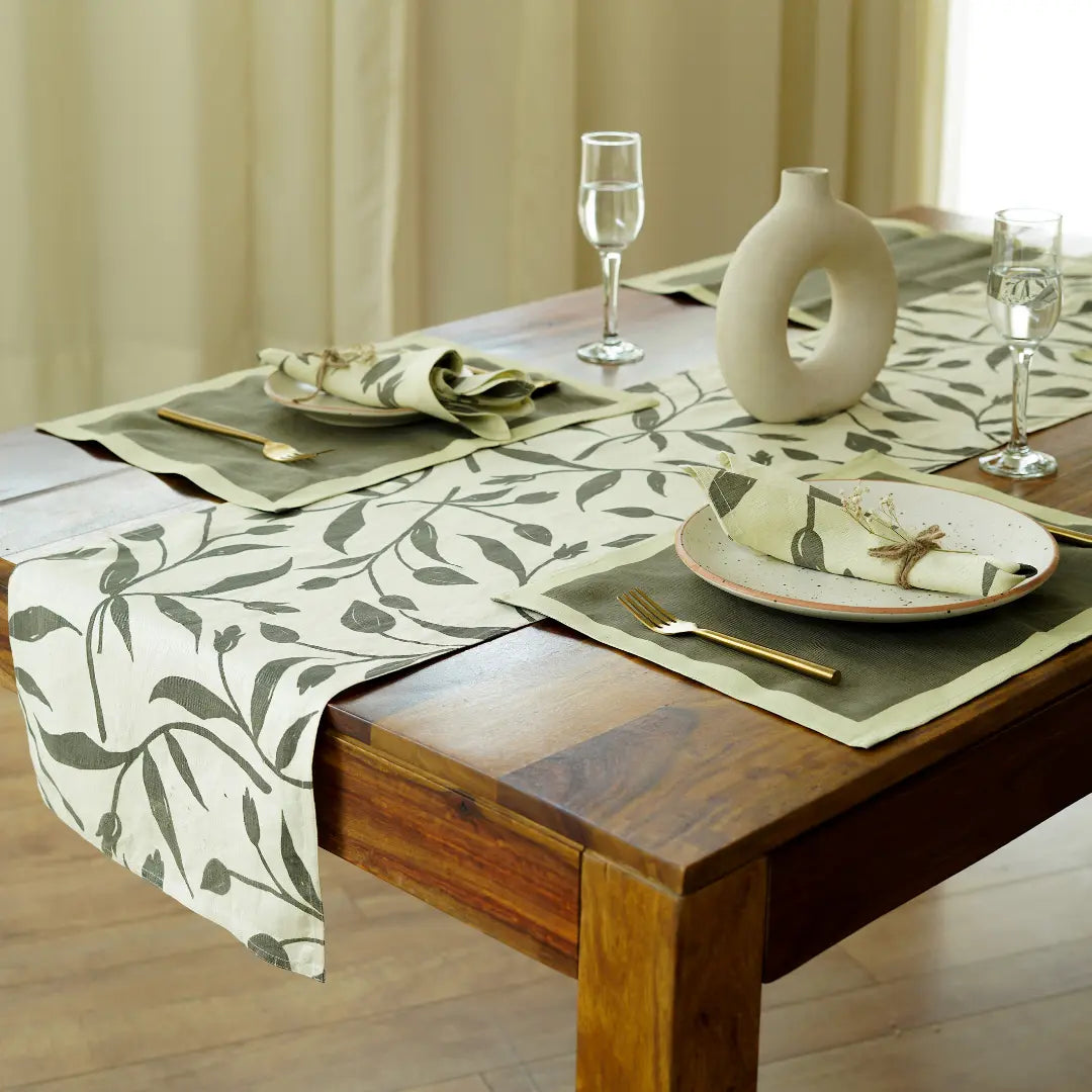 Pahi - Table Linen Set | Pure Hemp | Pahi Table Runner & Placemats