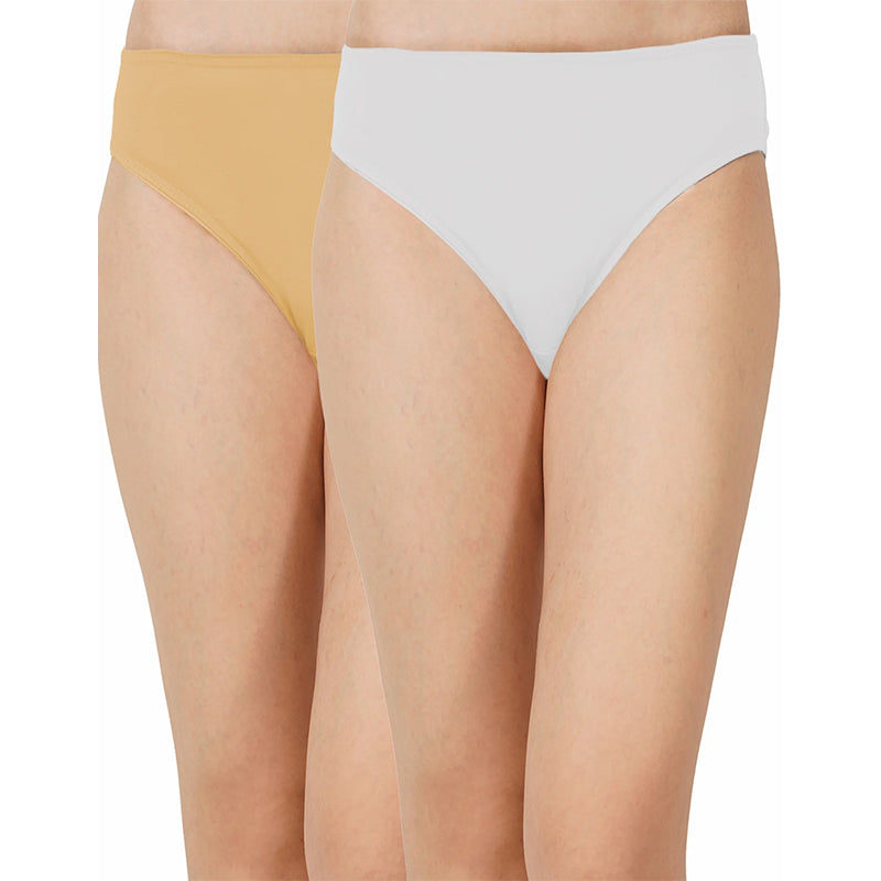 Bamboo Fabric Mid Rise Underwear Pack of 2