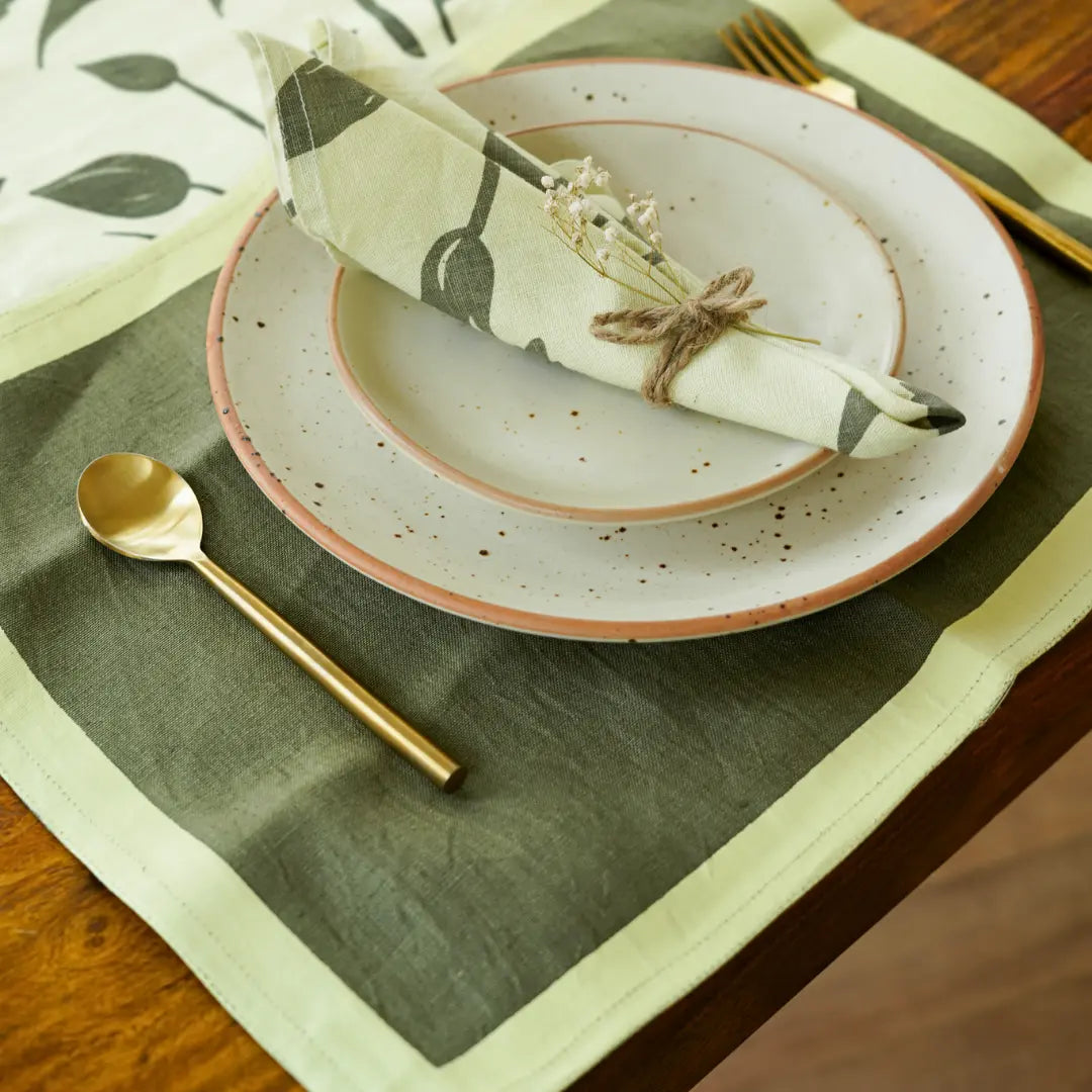 Pahi - Table Linen Set | Pure Hemp | Pahi Table Runner & Napkins