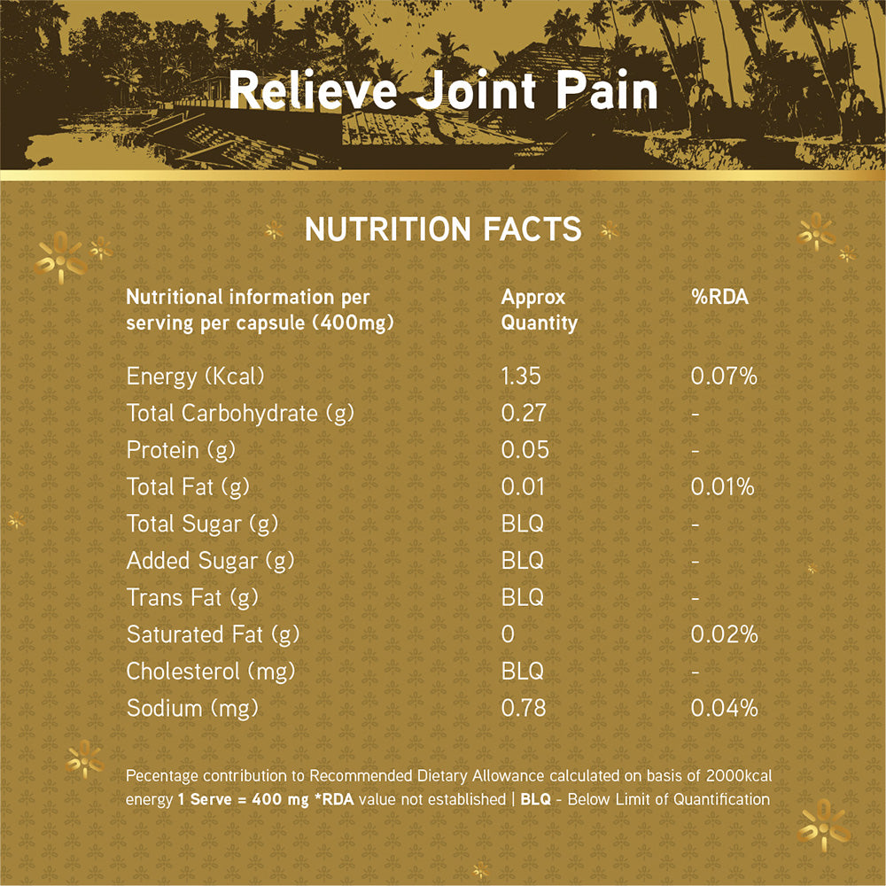 RELIEVE JOINT PAIN