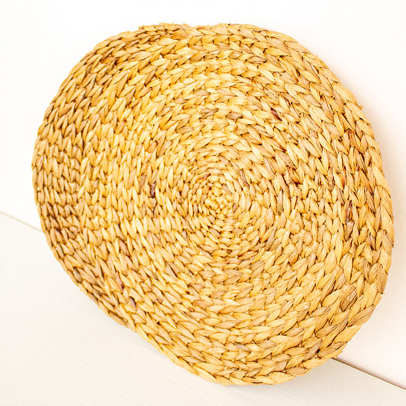 Water Hyacinth Concentric Weave Table Mat