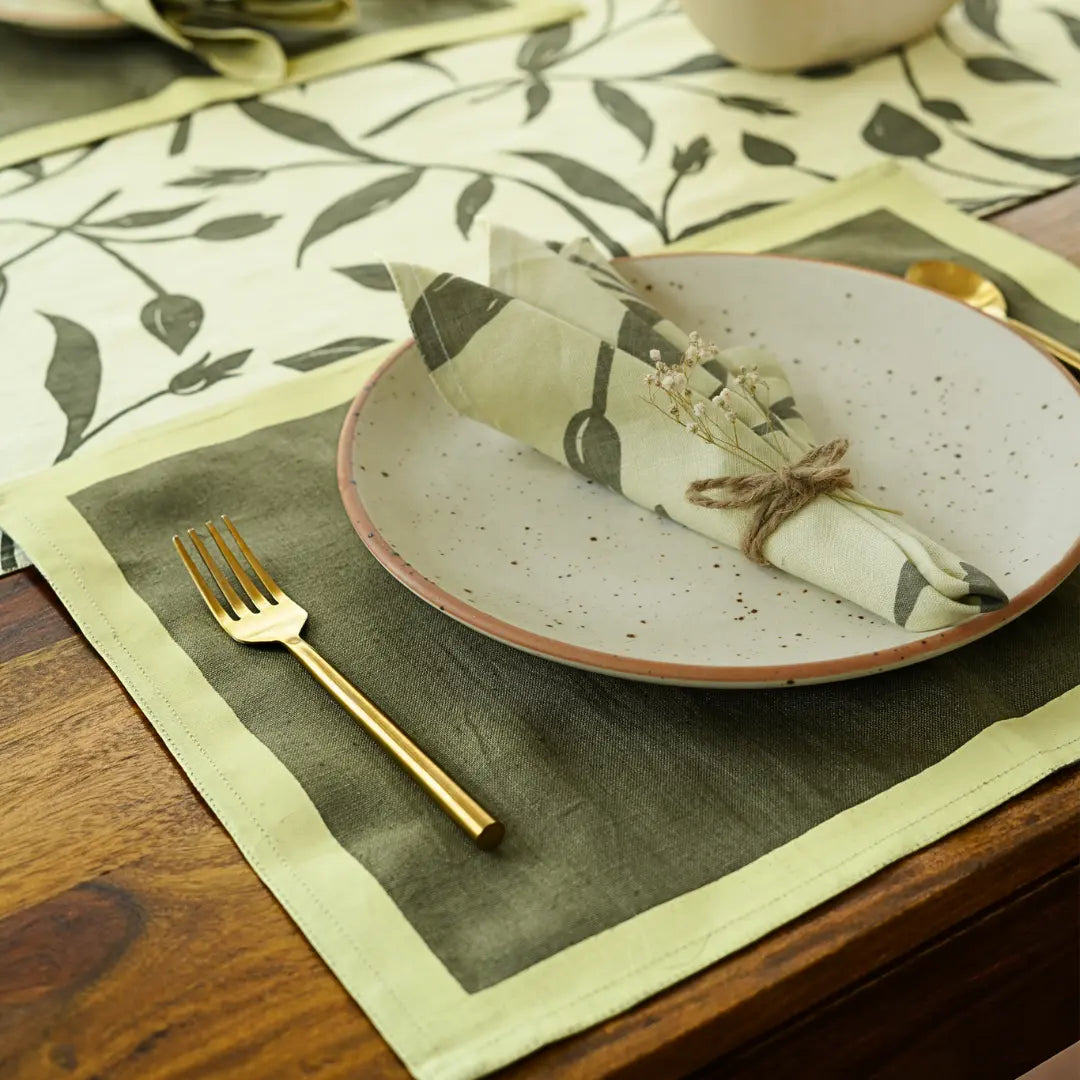 Pahi - Table Linen Set | Pure Hemp | Pahi Napkins & Placemats