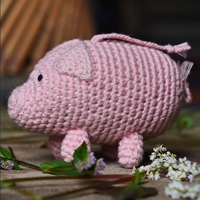 Handmade Cute Piggie Soft Toy