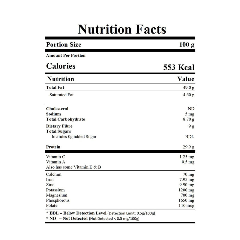 Natural Hemp Seeds | Vegan and Gluten-Free | 500gm