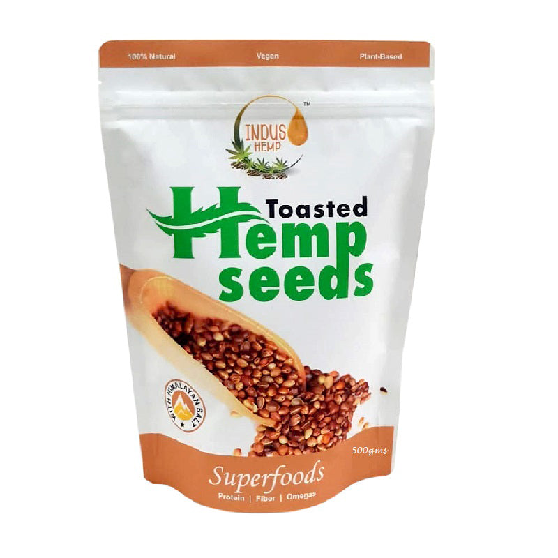 Toasted Hemp Seeds | Vegan and Gluten-Free | 500gm