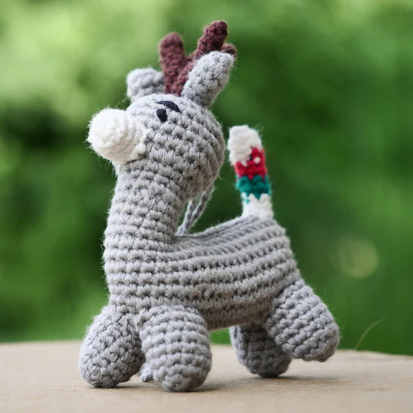 Handmade Baby Reindeer Soft Toy
