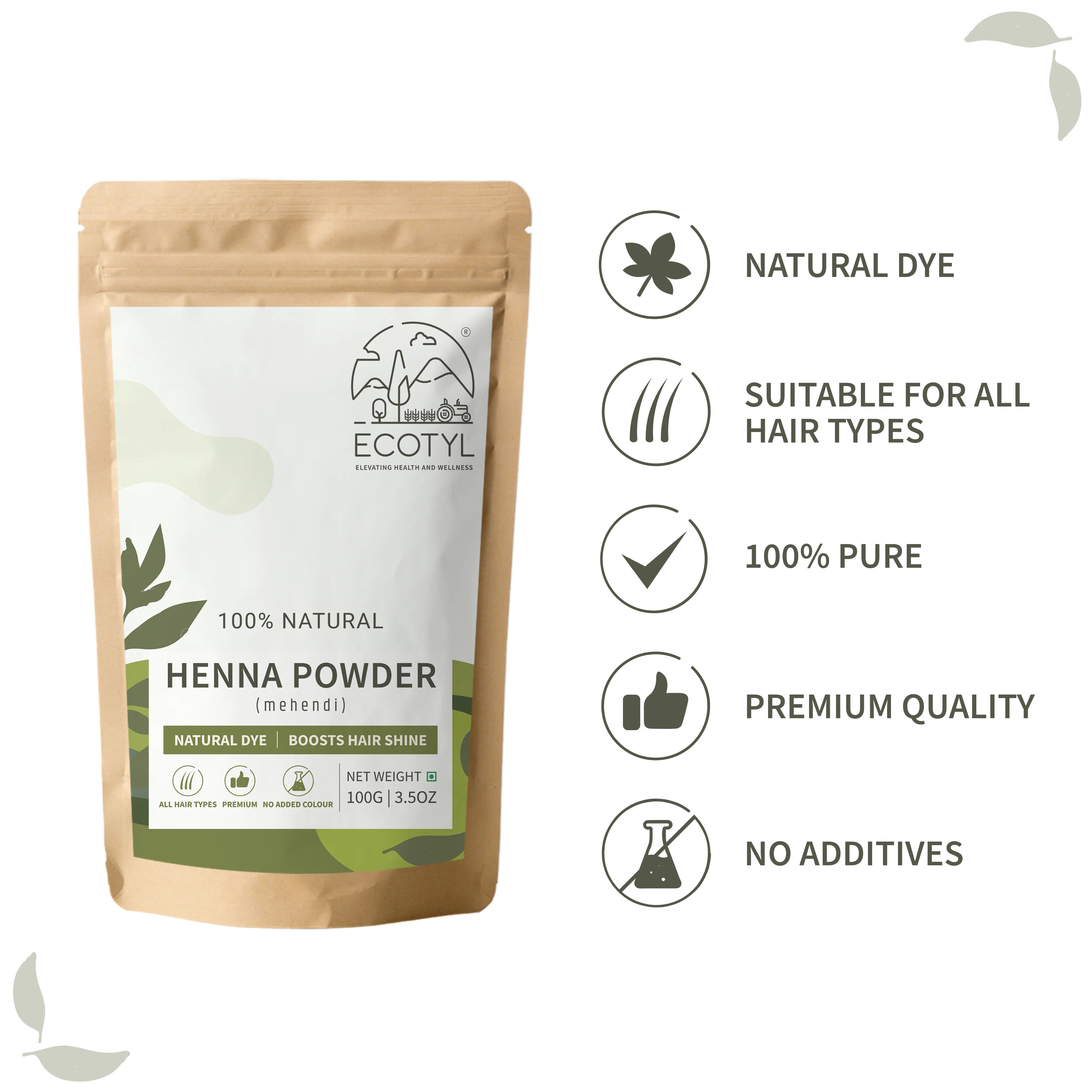 Henna Powder | Natural Hair Colour | 100g