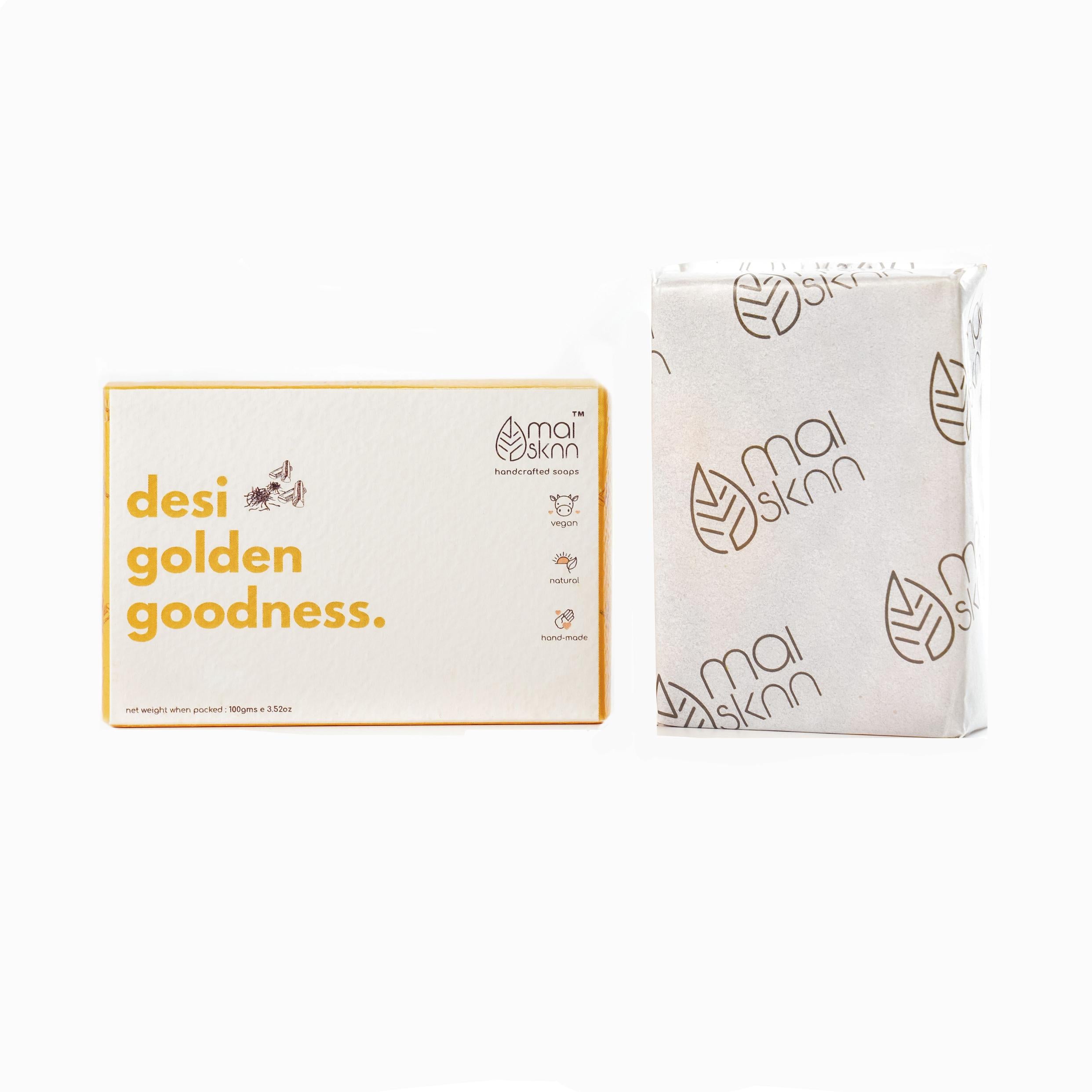Desi Golden Goodness Soap Bar
