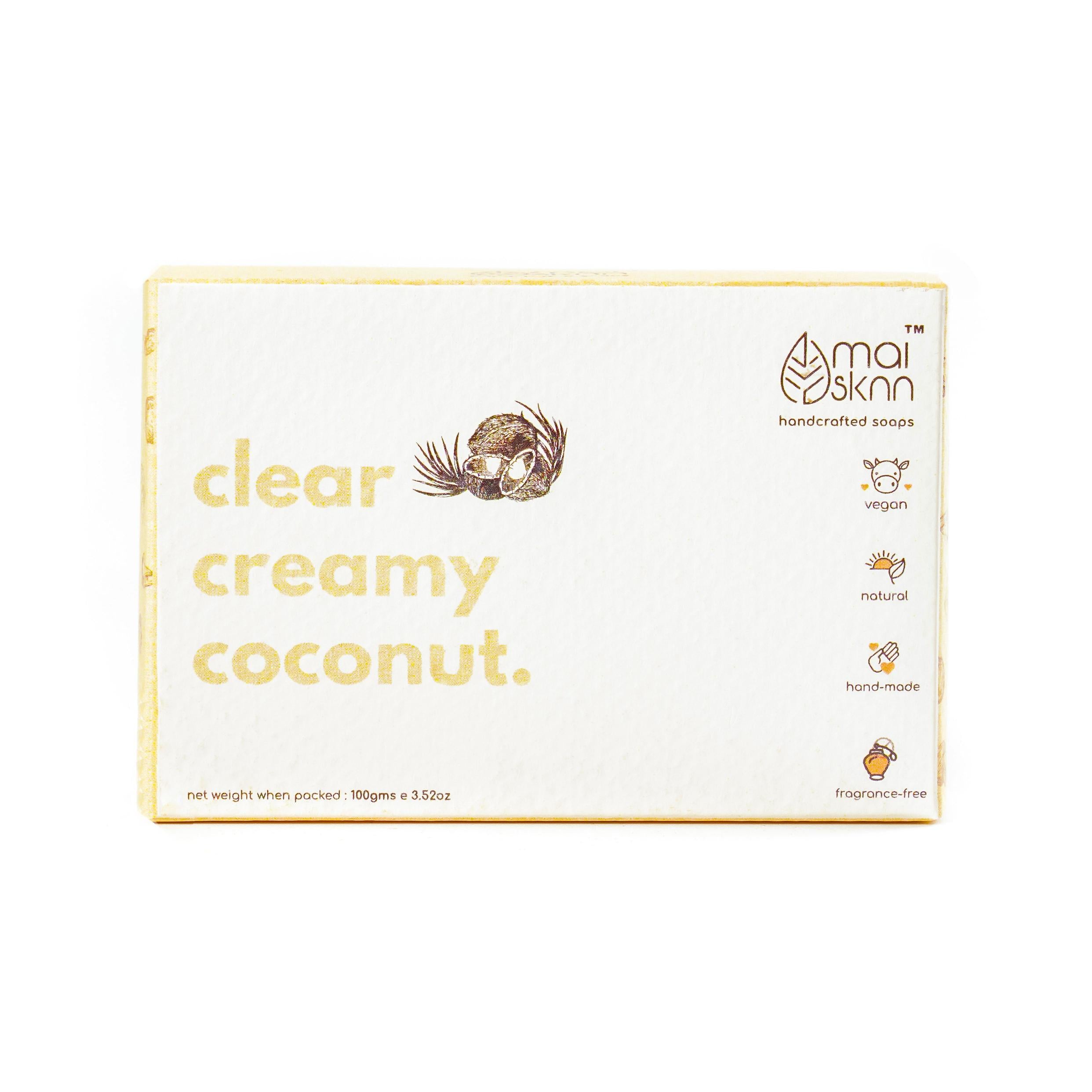 Clear Creamy Coconut Soap Bar