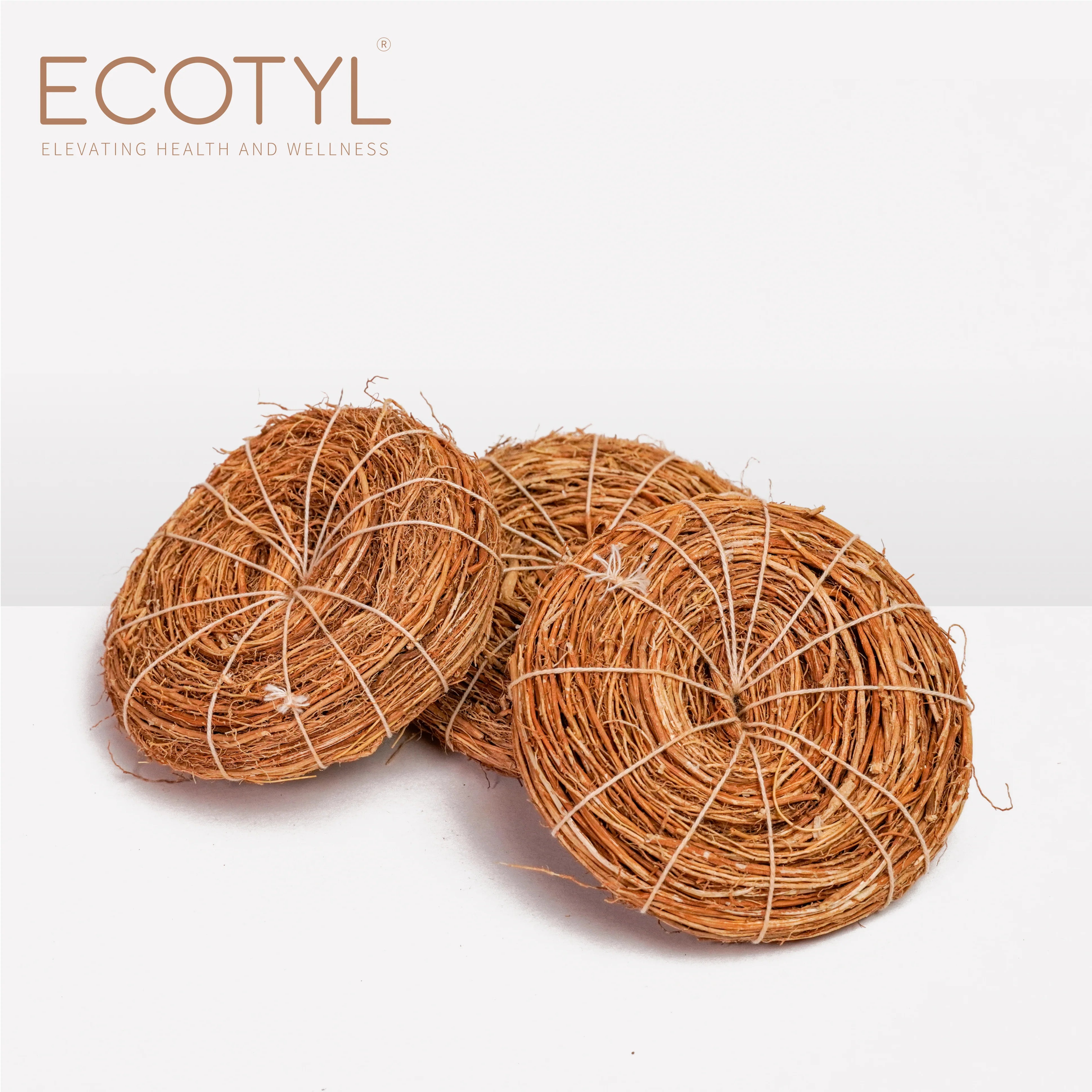 Vetiver Scrubber | Natural Body Loofah | Set of 3