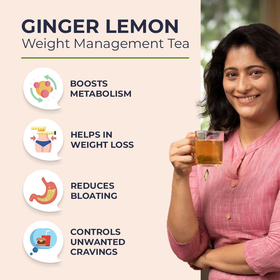 The Tiny Secret Weight Management Ginger Lemon Tea