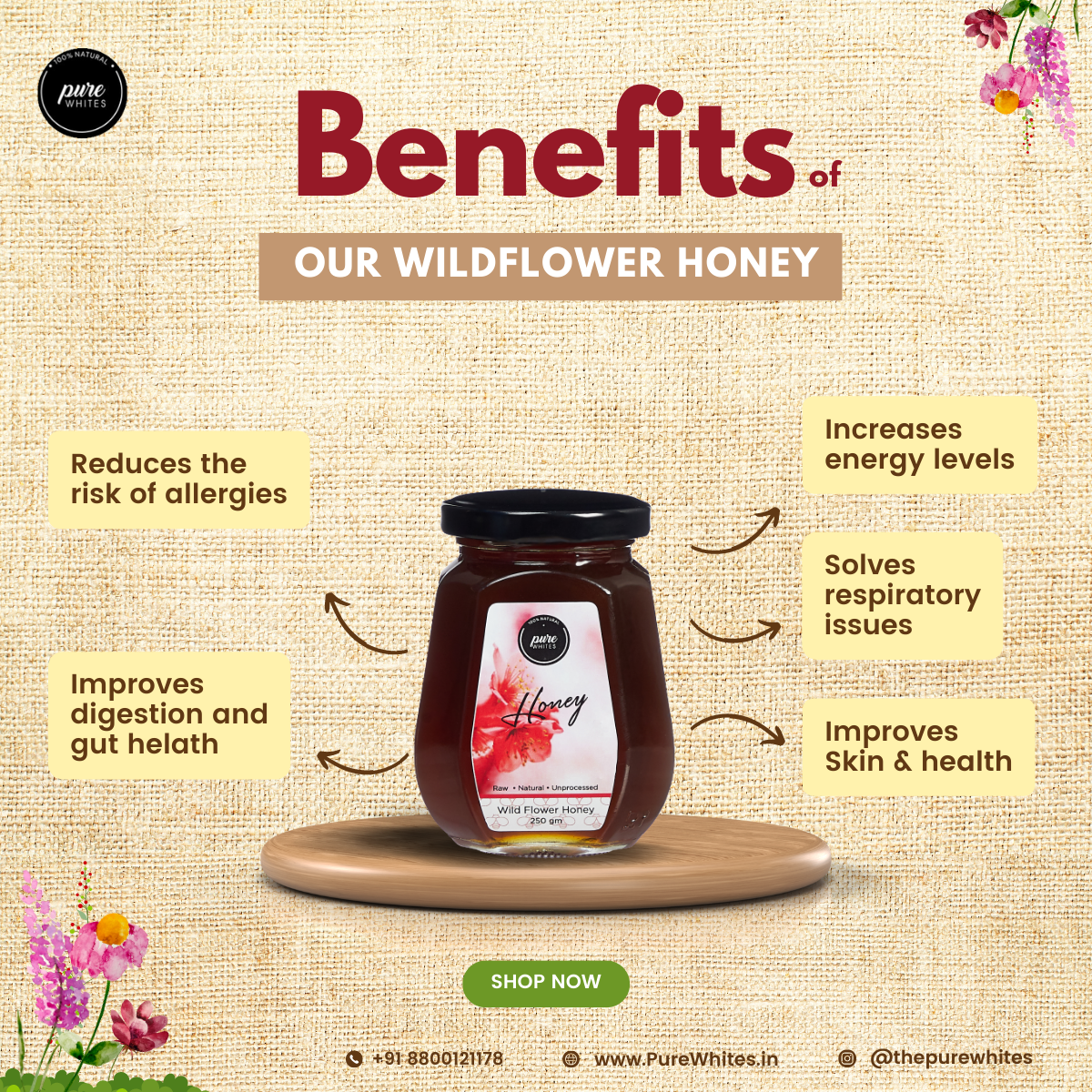 WildFlower Honey - 250g