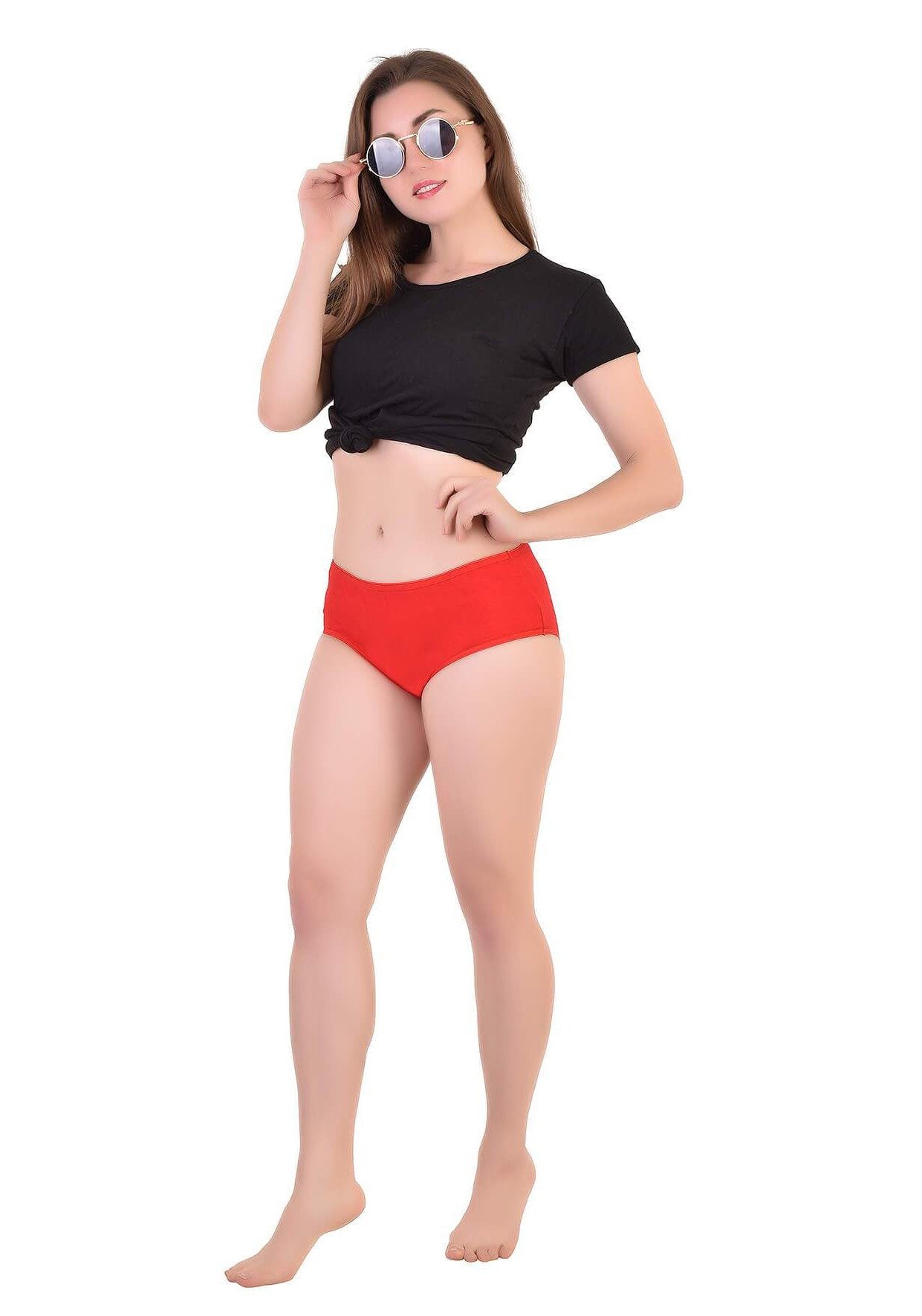 Bamboo Fabric Mid Waist Panty Pack of 2