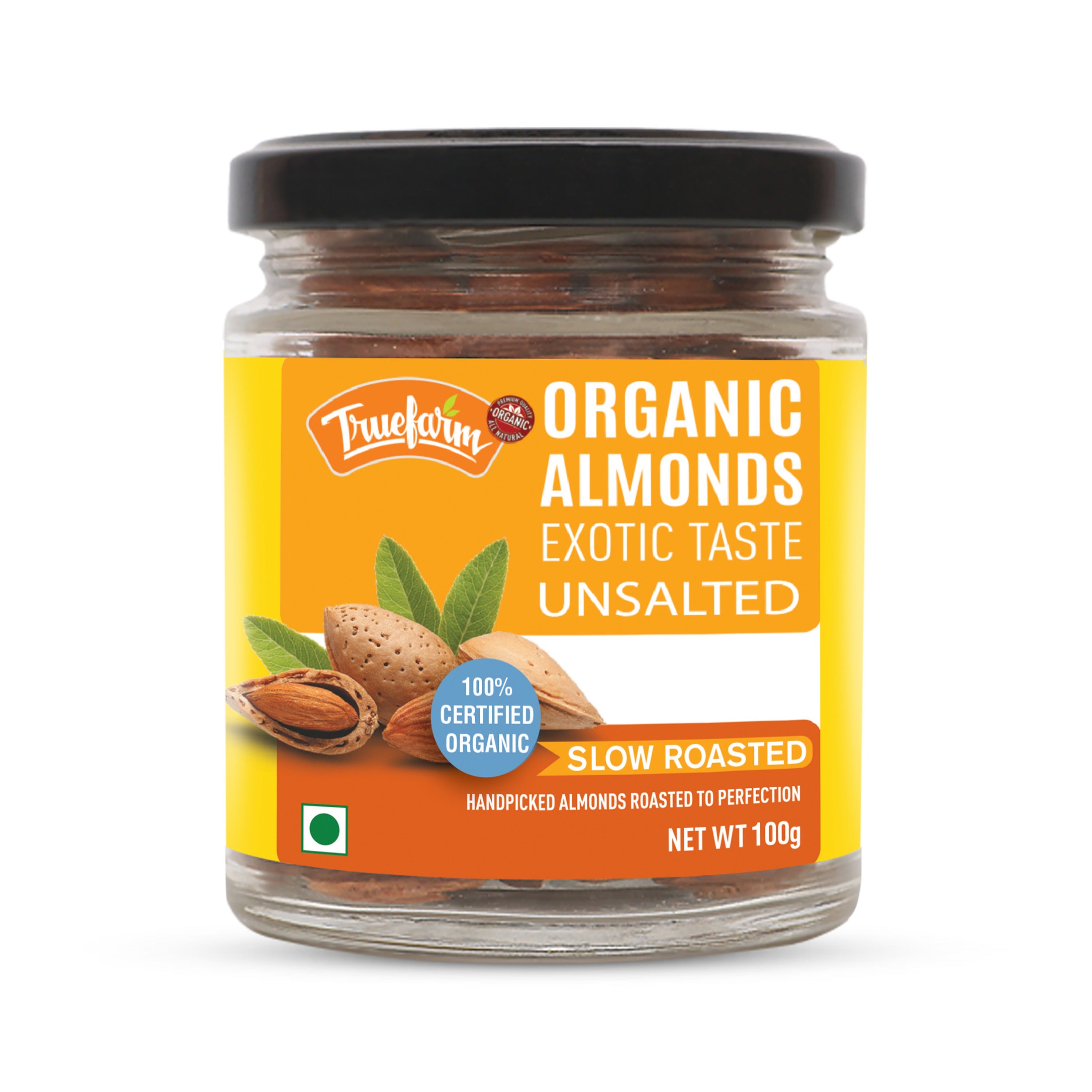 Organic Roasted Almonds (100g)