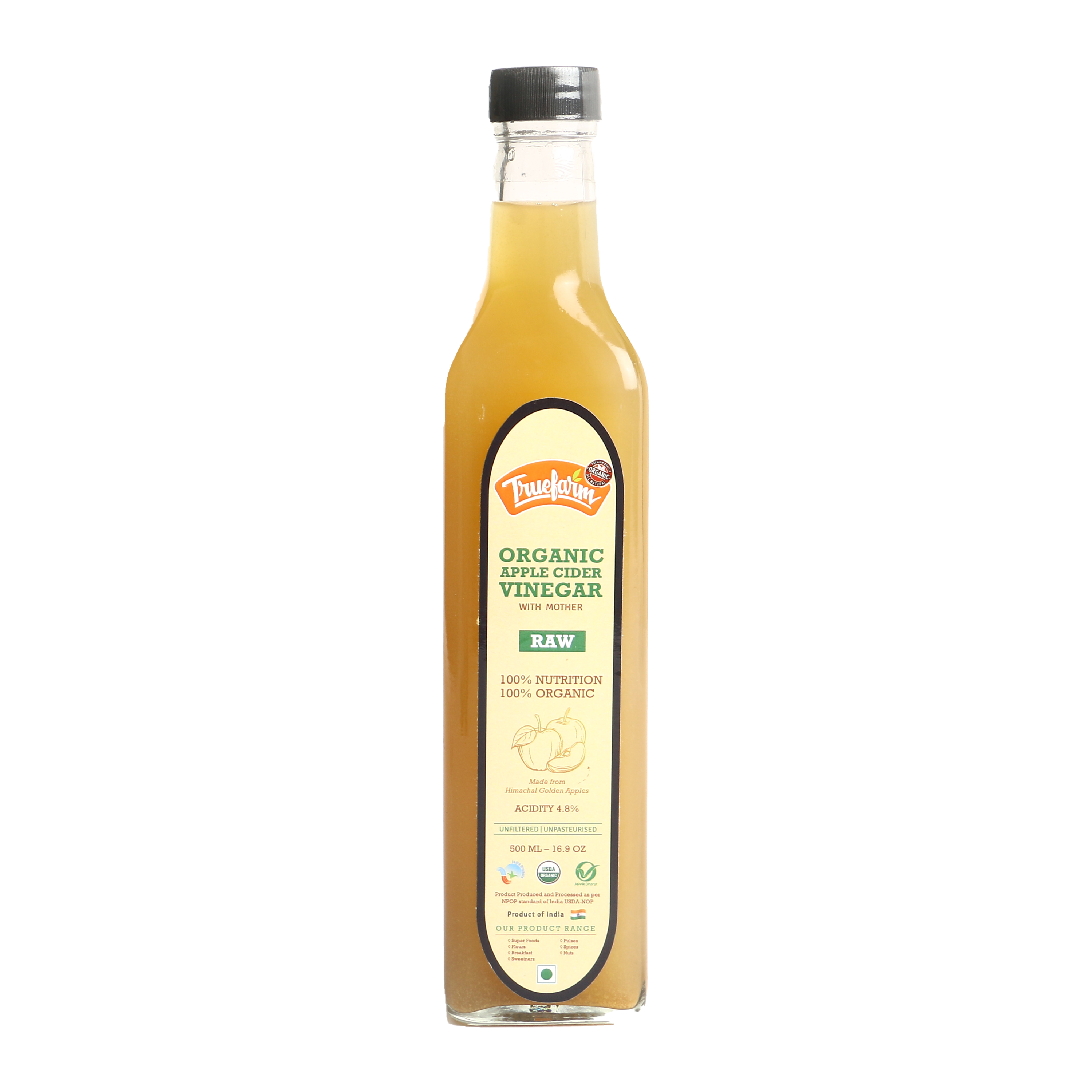 Organic Apple Cider Vinegar with Mother (500ml)