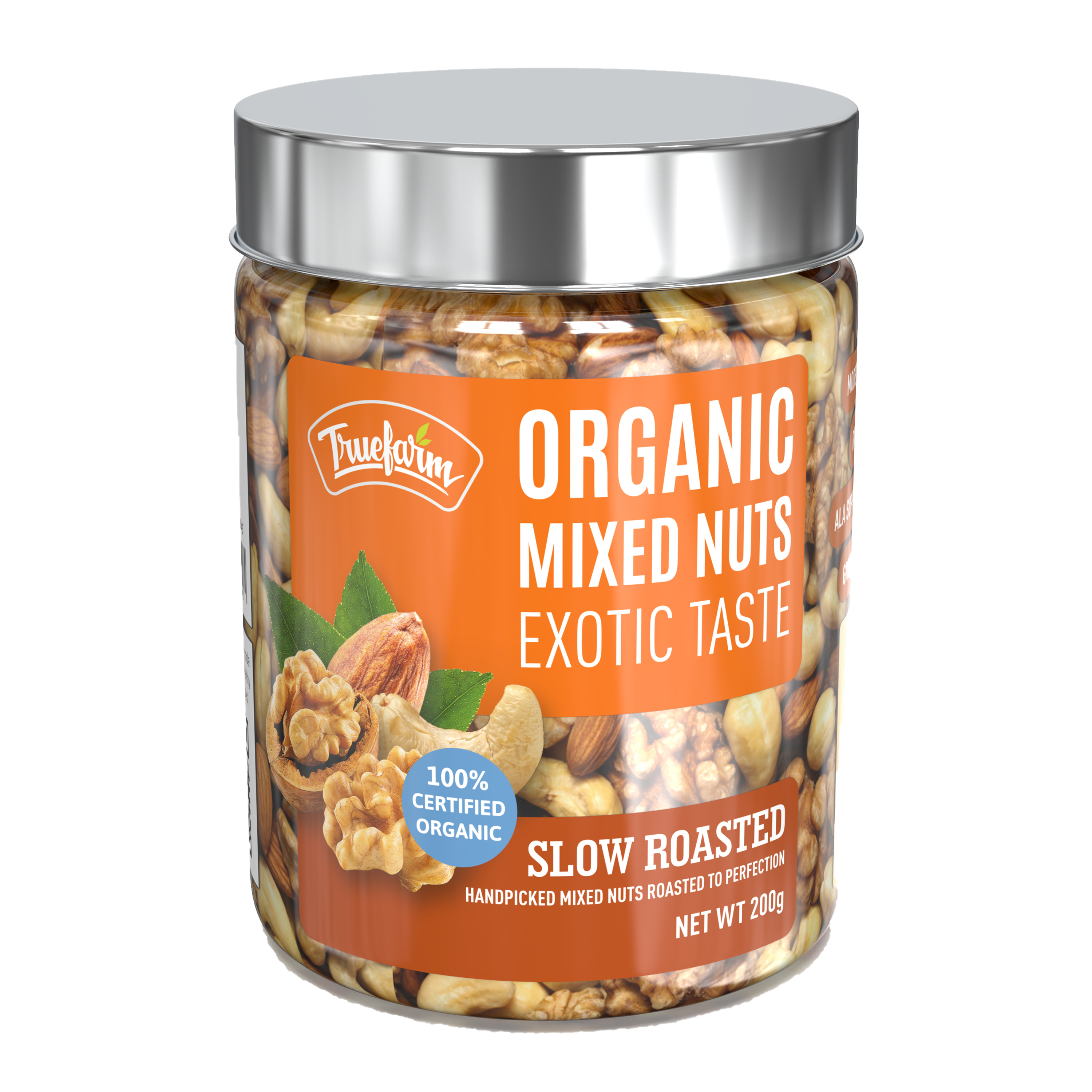 Organic Roasted Mixed Nuts (250g)