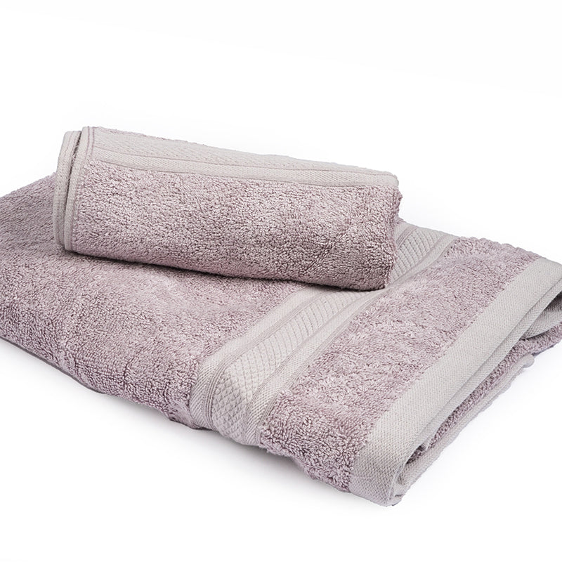 Bamboo Cotton Bath And Hand Towel | Set Of 2